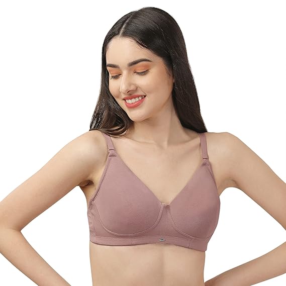 SOIE Everyday Cotton T-Shirt Bra – Non-Padded, Non-Wired, Full Coverage
